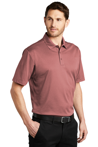 Port Authority Adult Unisex Heathered Silk Touch 4oz 100% Polyester Performance Polo Shirt